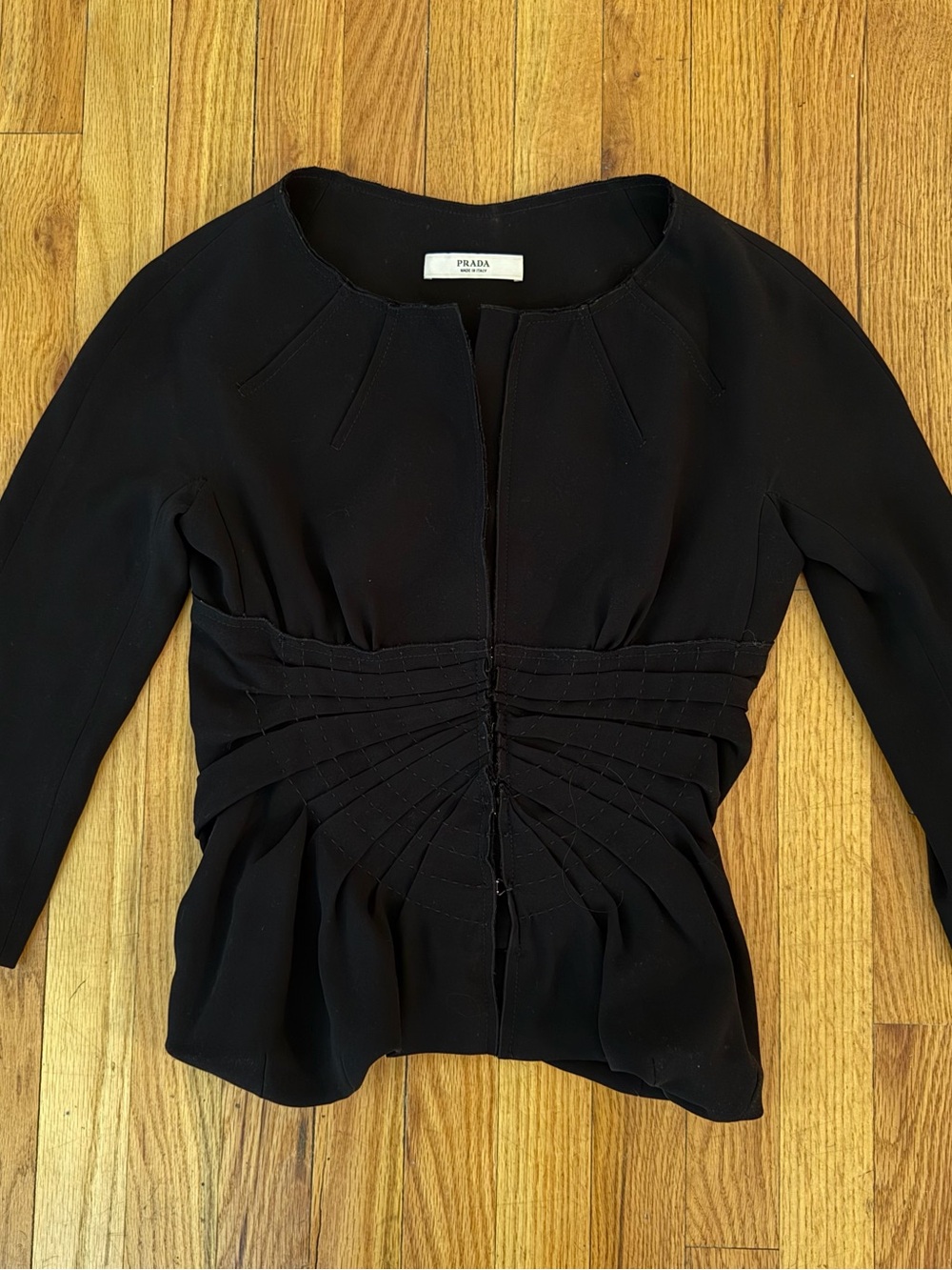 Vintage Prada 2008 Black Jacket - Size S (40)